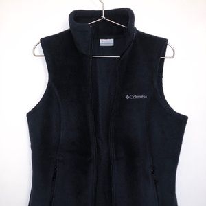 Black Columbia Fleece Vest